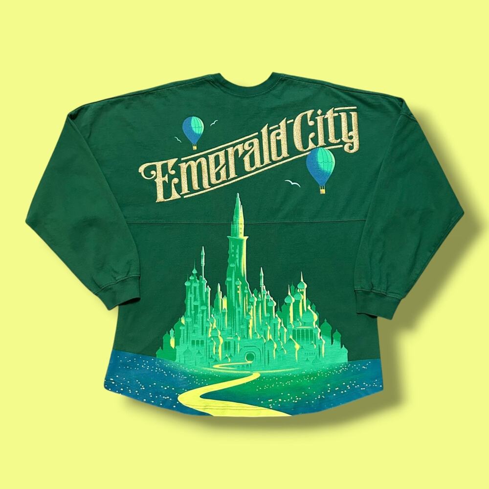 Universal Studios Hollywood Wicked Emerald City Spirit Jersey XL Green